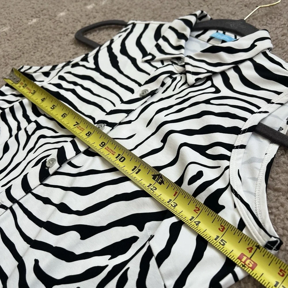 J Mclaughlin Womens Zebra Midi Belted Dress With Pockets Size XS - Picture 7 of 11